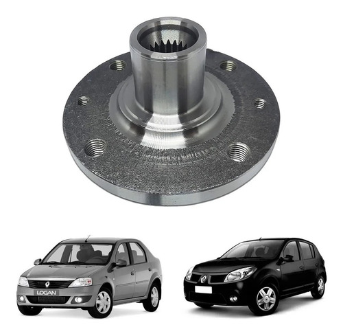 Cubo Roda Dianteira Renault Kangoo Logan Sandero Scenic 