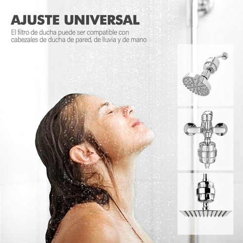 Filtro Regadera De Ducha Agua Universal De 10 Etapas