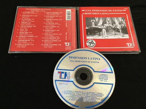 Dimension Latina Una Dimension De Exitos Importado Cd D22