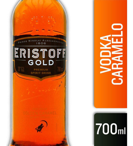 Vodka Eristoff Gold 700cc