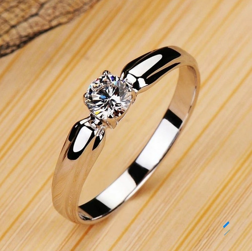 Imagen 2 de 9 de Fabricación, Anillos De Compromiso Oro Blanco De 18k Garant