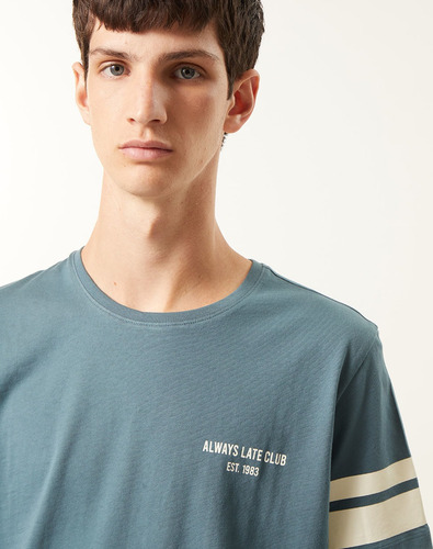 Imagen 3 de 6 de Remera Harvey Petróleo