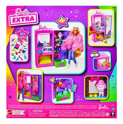 Barbie Extra Seleccionador De Estilo Con Mascota 20pz Mattel