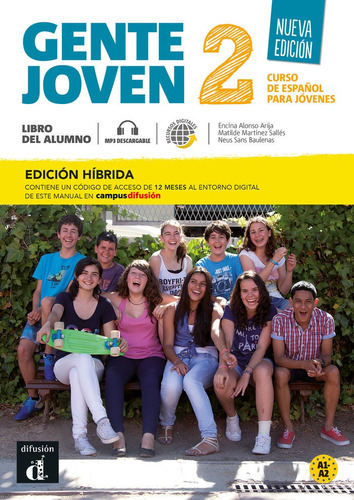 GENTE JOVEN NE 2 ED HIBRIDA LIBRO DEL ALUMNO, de VV. AA.. Editorial DIFUSION CENTRO DE INVESTIGACION Y PUBLICACIONES D, tapa blanda en español