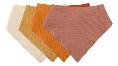 (1 #mold) Algodón Para Bufanda Triangular, Color Liso, Botón