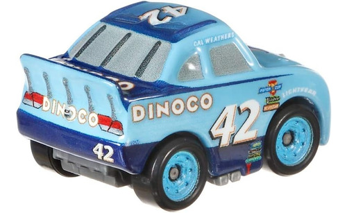Pixar Cars - Mini Racers - Cal Weathers - Metálico Celeste