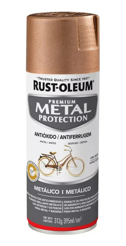 Aerosol Metal Protection Metalizado Rust Pintu Don Luis Mdp