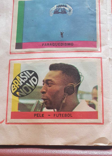 Album De Figurinhas Coleção Brasil Novo 1973 Com Pelé (Usado)