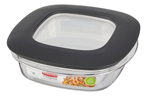 Taper Hermetico Rubbermaid Premier Tapa Gris 710ml