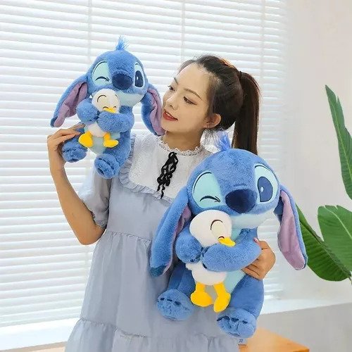 Peluche Stitch Guiño Abrazando A Un Pato Lilo & Stitch,1pc