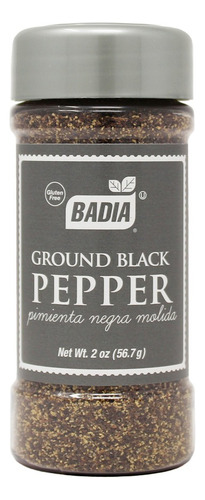 Pimienta Negra  Molida Badia 56.7 Gr - g a $244