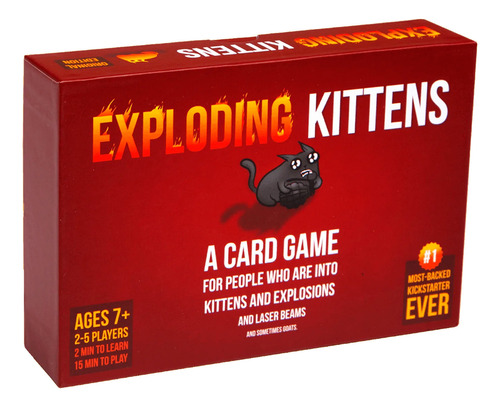 Exploding Kittens Original - Juego De Mesa Gatos Explosivos