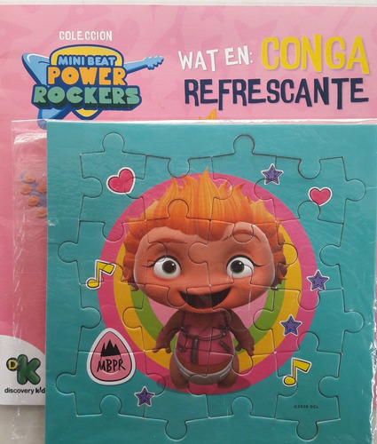 Revista Mini Beat Power Rockers- Con Rompecabezas De Regalo