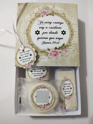 Set Souvenirs Frases Bíblicas Caja X 10