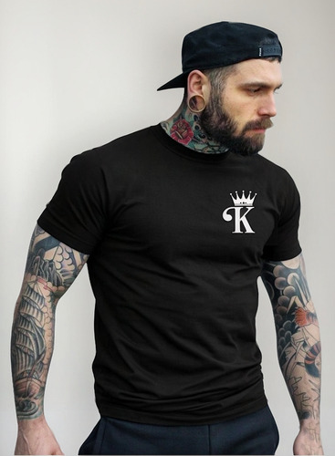 Playera M25 Hombre Casual Deportiva 100% Algodón Moda Sig