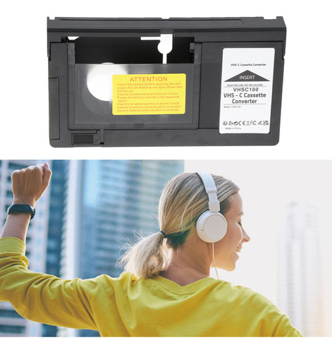 Adaptador De Casete , 12 Mm, Svhs, Svhs-c A Vhs, Convertidor