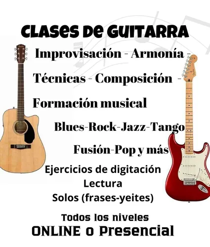 Clases De Guitarra Y Bajo