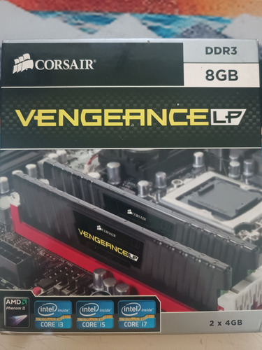 Memorias Pc Ddr3 Corsair Vengeance 8gb 2x4gb