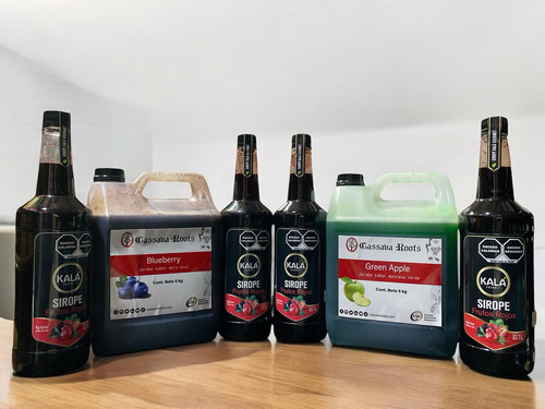 Kit Jarabes Kala Y Cassava Roots Bebida Frappé Coctel
