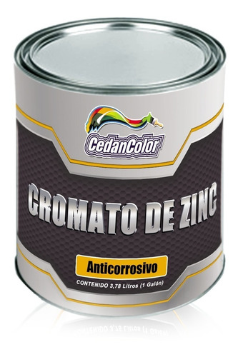 Fondo  Cromato De Zinc En Galon  Cubrimiento Y Protección