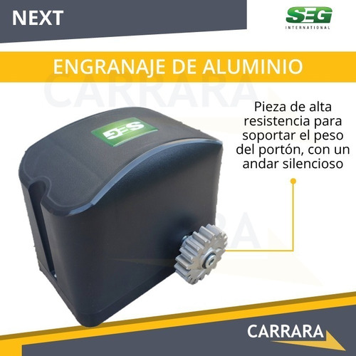 Kit Motor Seg Porton Corredizo Electrico 300kg Control Cuota