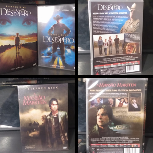 Stephen King - Filmes - Desespero + A Mansão Marsten (Usado)