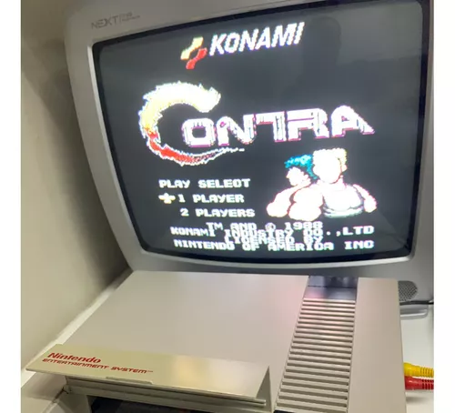 Contra Nes Jogo 100% Original Com Manual Nintendo - R$ 449