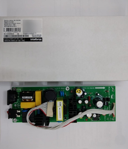Imagem 1 de 2 de Placa Fonte Para Centrais Maxcom Cp192/cp352