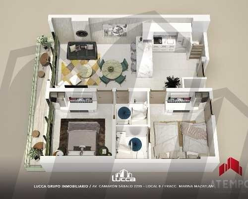 Imagen 5 de 21 de Departamento - Fraccionamiento Marina Mazatlán