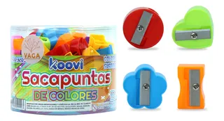 Sacapuntas Opaco 100 Piezas Marca Koovi Navaja Filosa