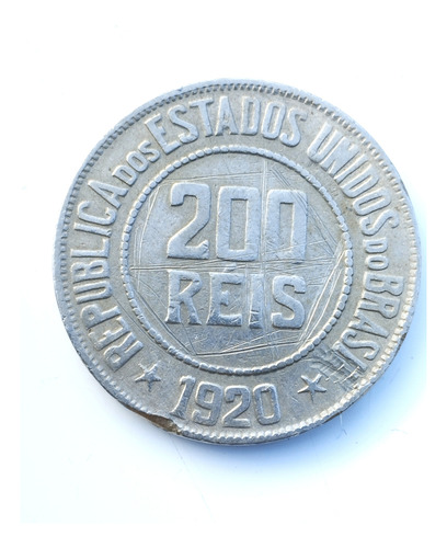Moeda 200 Réis 1920 (Usado)