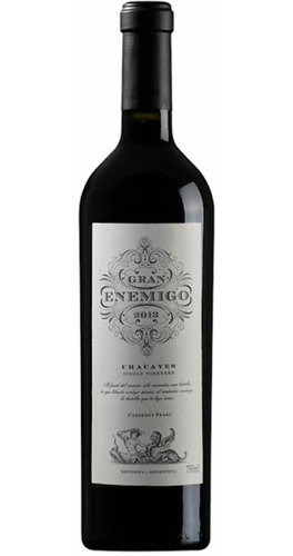 Gran Enemigo Cabernet Franc Chacayes - Single Vineyard Vino 