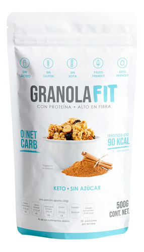 Granola Orgánica Y Saludable Fit 500g