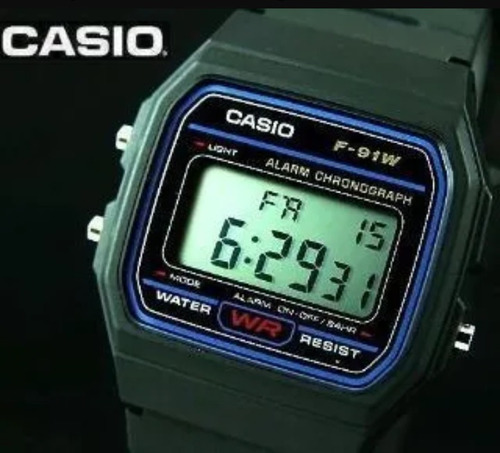 Reloj Original Casio® F-91w Certificado Y Garantizado Nuevo