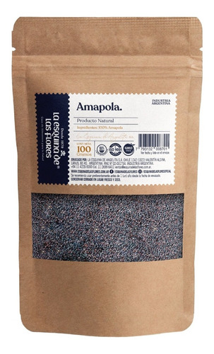 Semillas De Amapola 100 Gr