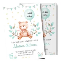 Comprar Baby Shower Tarjeta, Bautismo Varón Invitación Imprimible