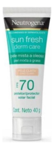 Protetor Solar Neutrogena Sun Fresh Pele Clara Fps70 40g