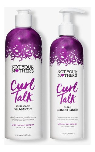 Not Your Mother's Curl Talk Champu Y Acondicionador - 12 Fl 