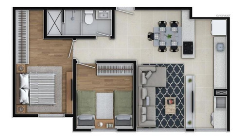 Apartamento Em Dom Bosco, Itajaí/sc De 63m² 2 Quartos À Venda Por R$ 280.700,00 - Ap645702
