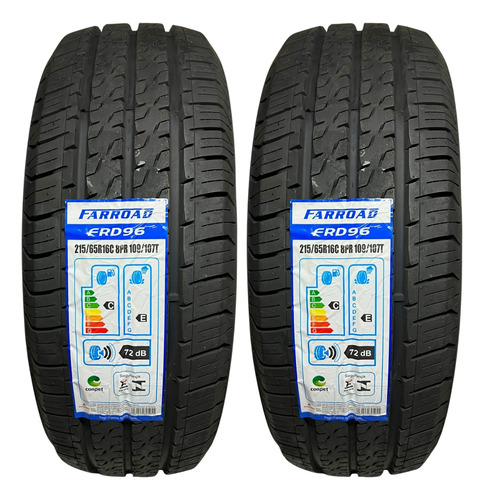 Kit 04 Pneus 215/65r16c 109/107 Frd96 Farroad Carga Ducato