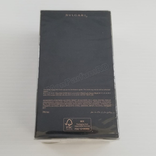 Perfume Bvlgari Man In Black. Entrega Inmediata