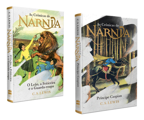 Livro As Crônicas De Nárnia - Volume 1 E 2 Edição De Luxo