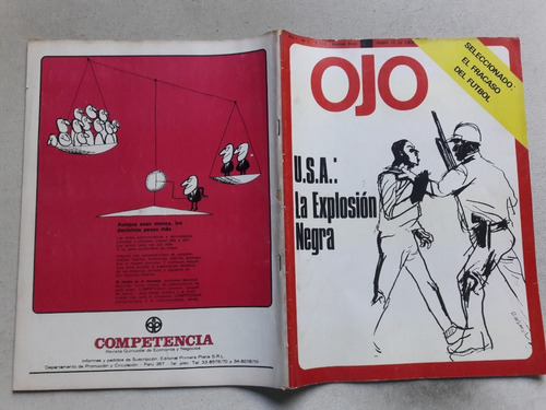 Revista Ojo Nº 1 - Año 1 - Agosto 1969 - Usa Explosion Negra