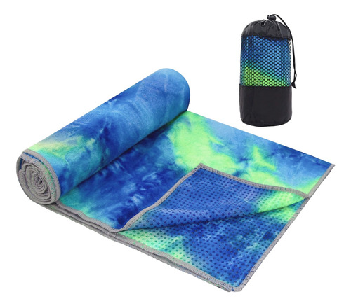 Toalha De Yoga Antiderrapante Tie Dye - Ashtanga E Hot Yoga