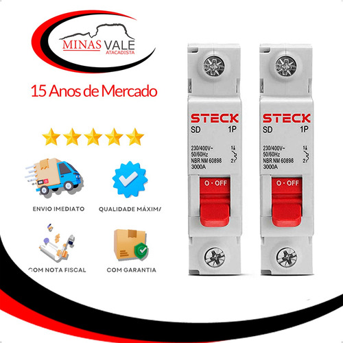 Interruptor De Fuga Disjuntos Idr Tetrapolar 63a - Steck