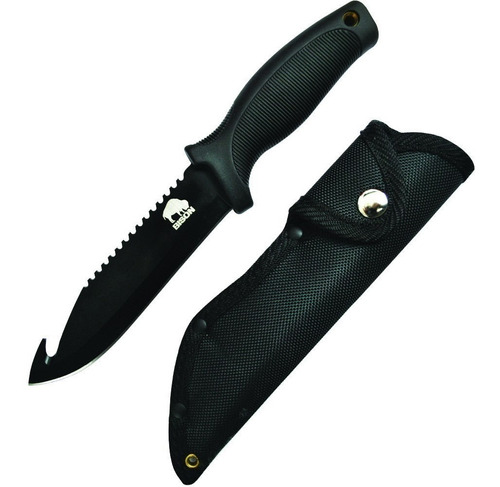 Cuchillo De Caza Bison Largo 27cm Destripe C/funda #3034