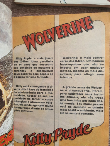 Wolverine & Kitty Pryde Minissérie/abril - Minissérie Especial Em 2 Edições (Usado)