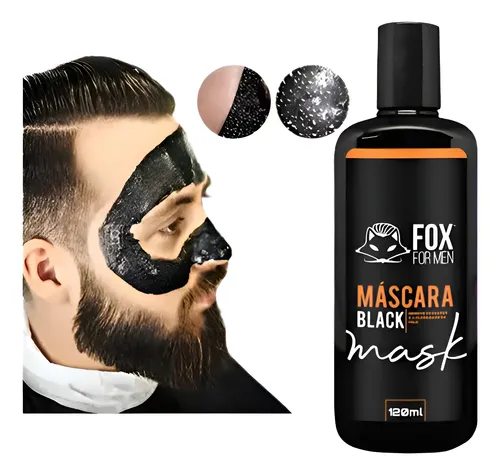 Máscara Black 120ml - Fox For Men Tipo de pele Mista