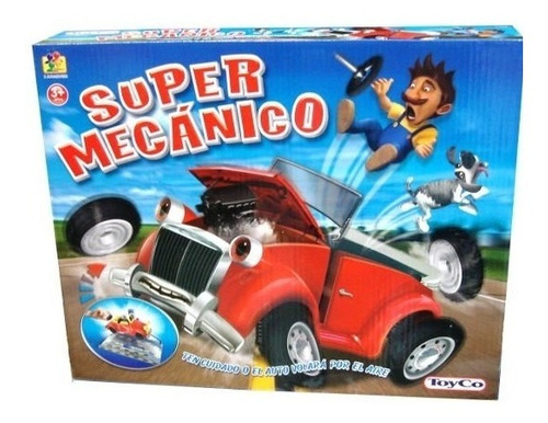 Juego De Mesa Familiar Super Mecánico Ingenio Original Toyco