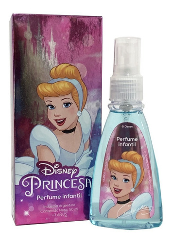 Imagen 1 de 7 de Perfume Disney Princesa Con Atomizador Cenicienta X 50 Ml.